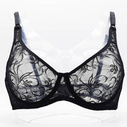 Plus Size Lace Bras For Women Underwired BH Hollow Out - Laizhan Accessories 